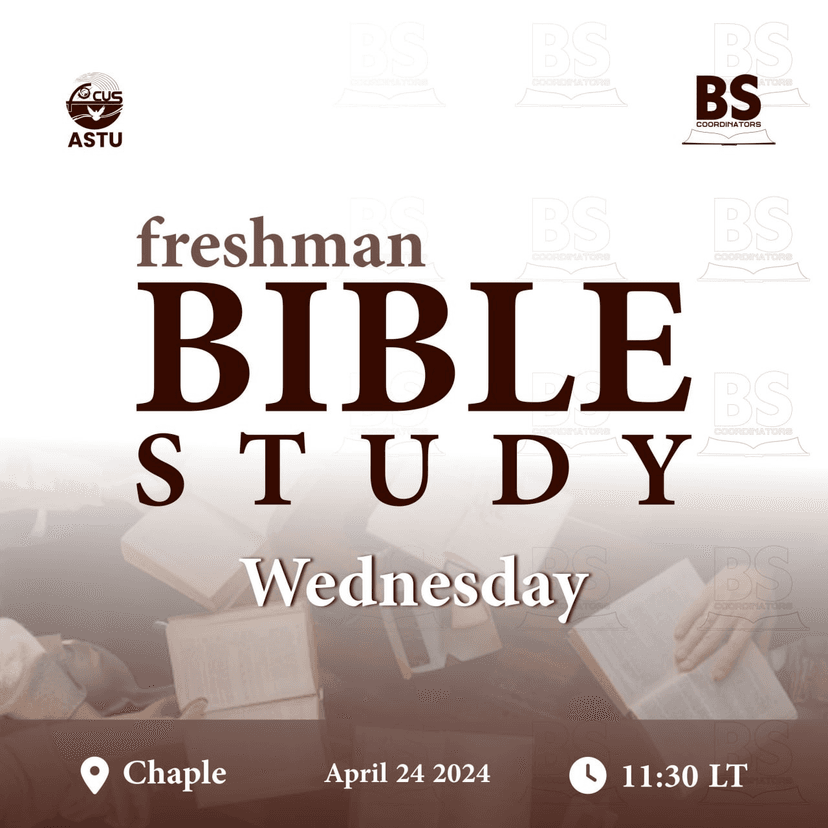 Freshman Bible Study 2024 graphic