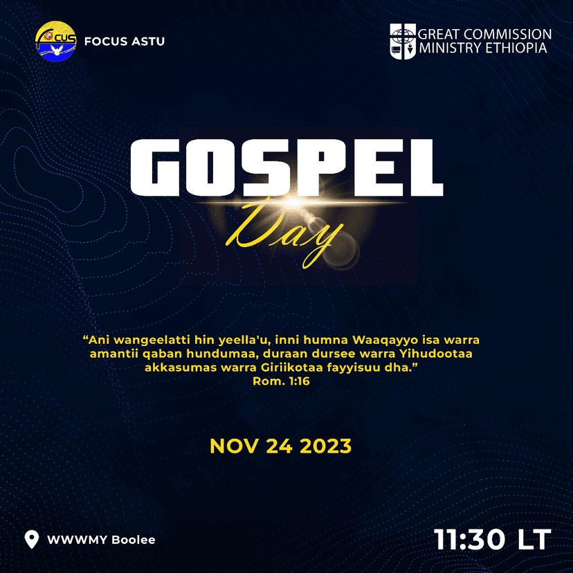 Gospel Day 2023 graphic