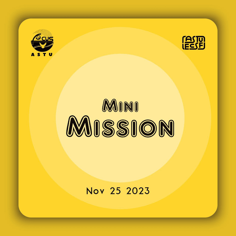 Mini Mission 2023 graphic